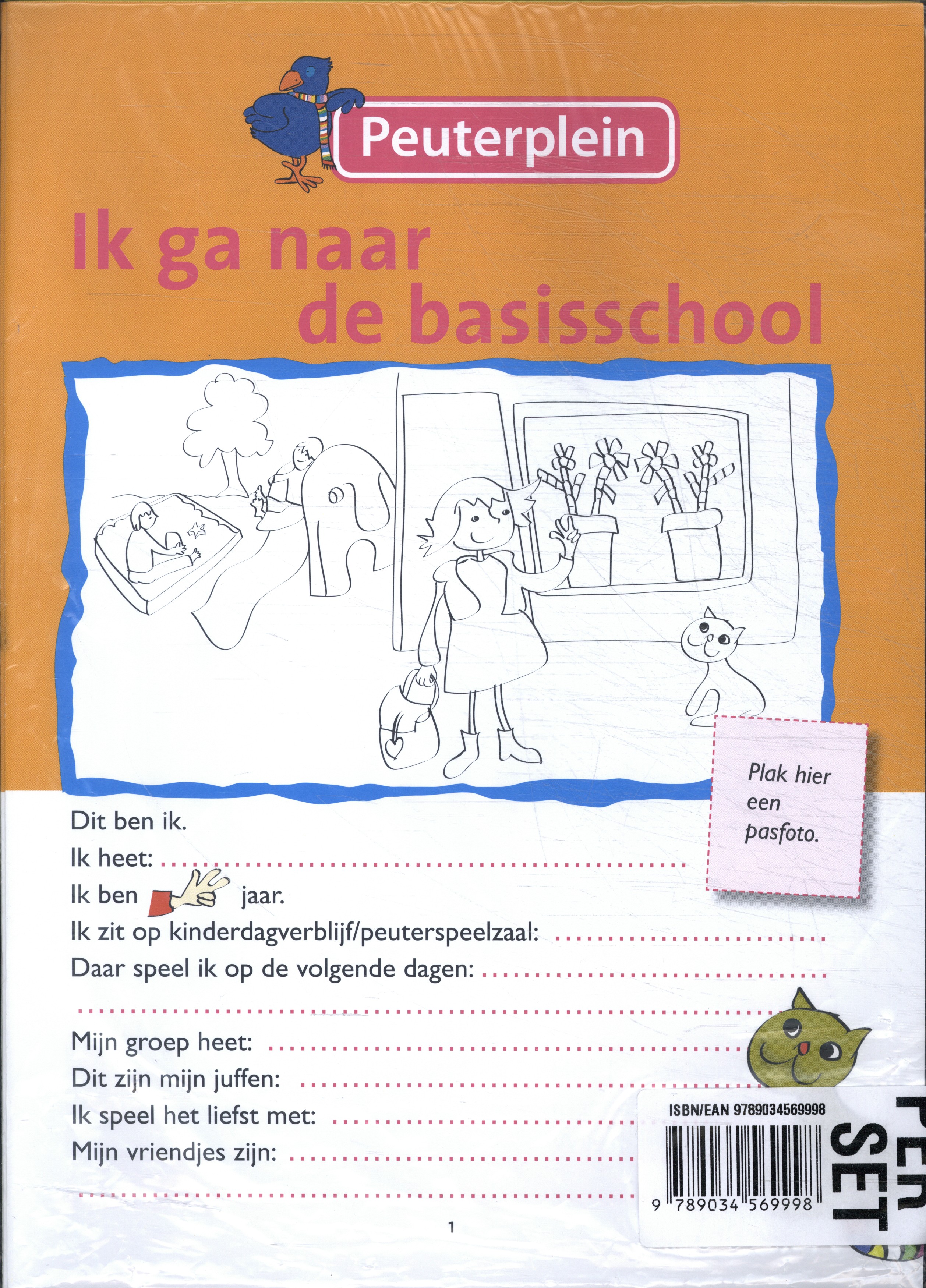 Peuterplein set 5 ex Ik ga naar de basisschool  werkboekje