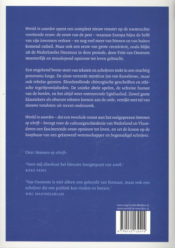 Wereld in woorden geschiedenis van de Nederlandse literatuur 1300-1400