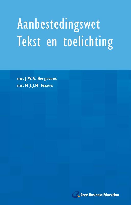 Aanbestedingswet tekst en toelichting 