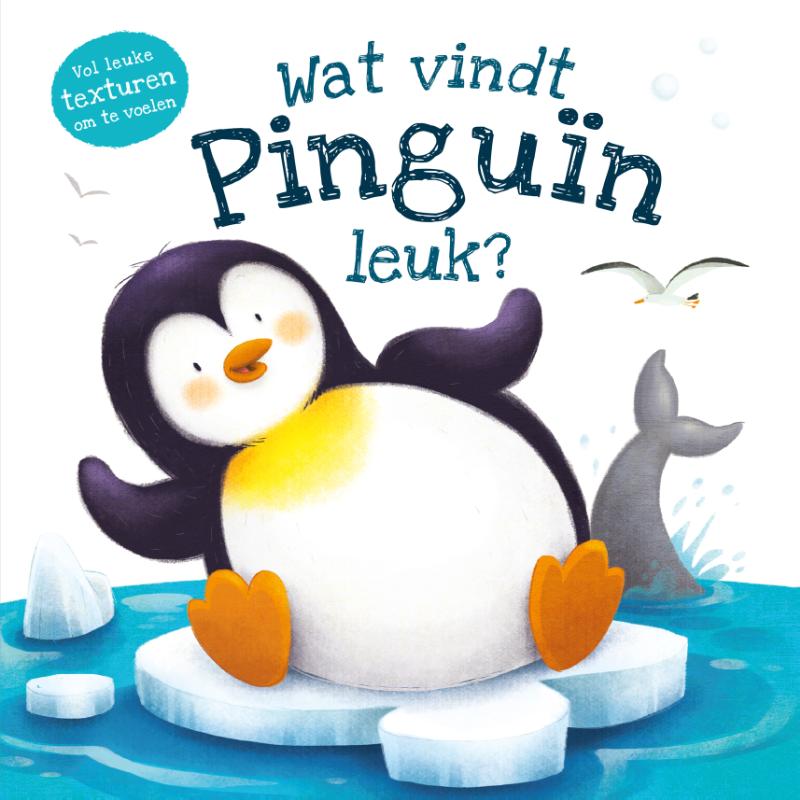 Wat vindt pinguïn leuk? Vol leuke texturen om te voelen
