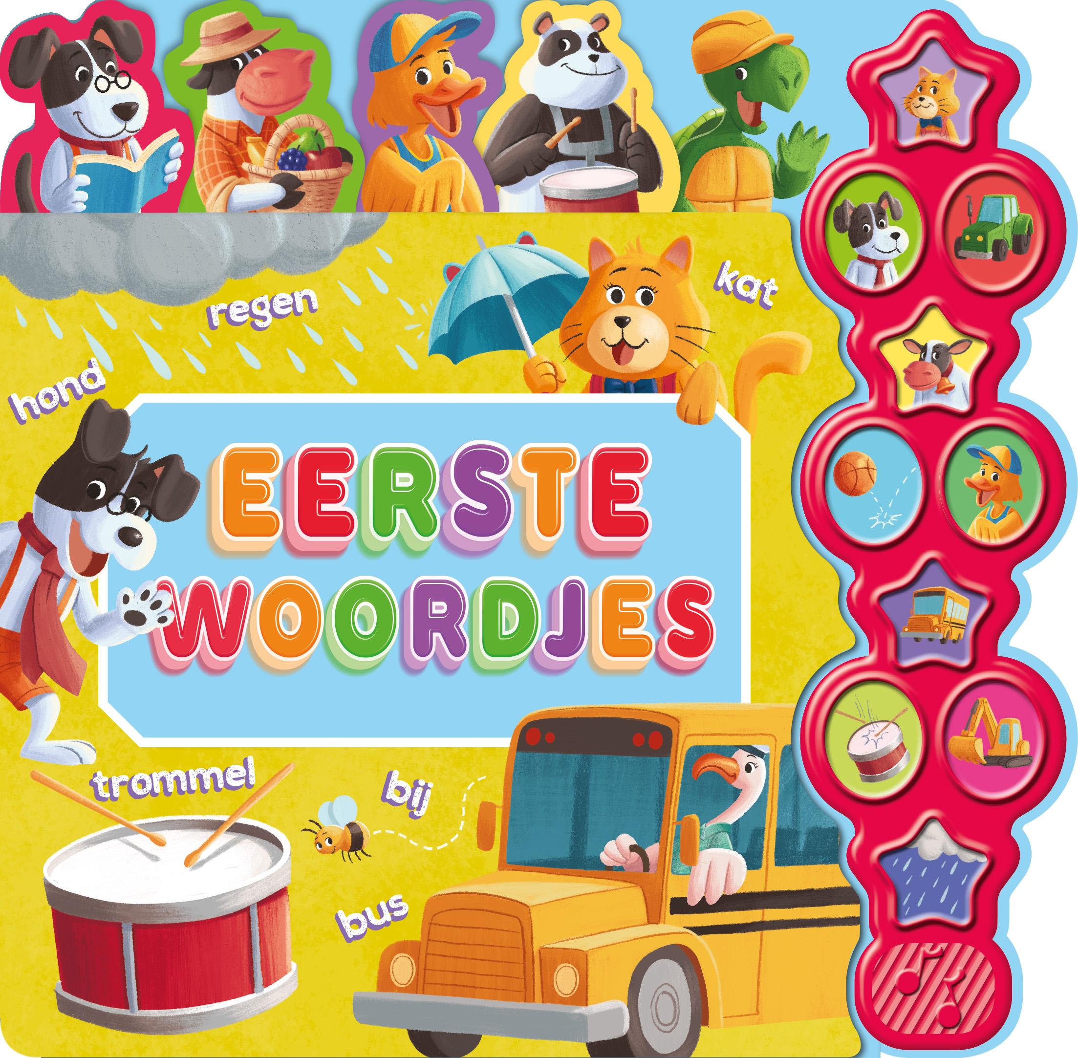 Eerste woordjes - Geluidenboek 10 geluiden 