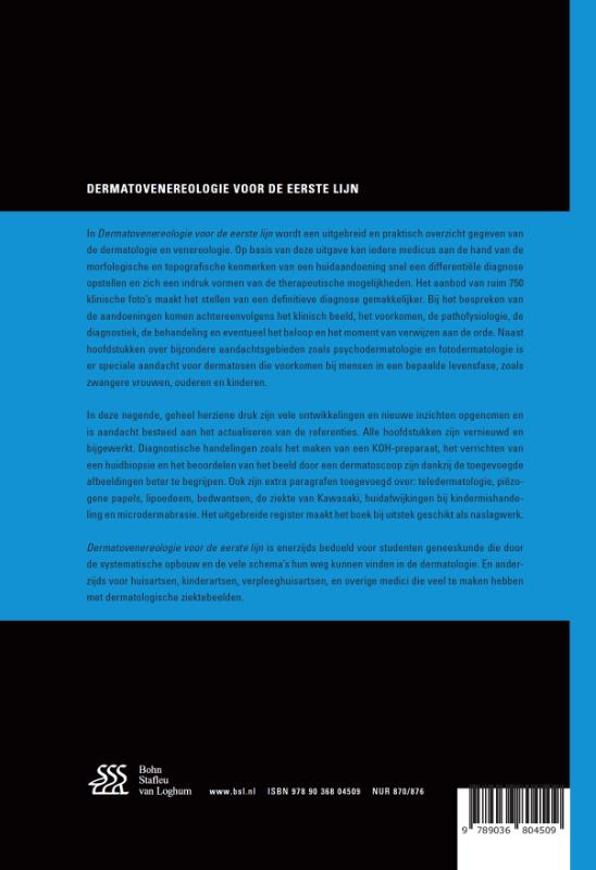 Dermatovenereologie voor de eerste lijn een systematische introductie