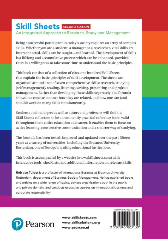 Skill sheets an integrated approach to research, study and management