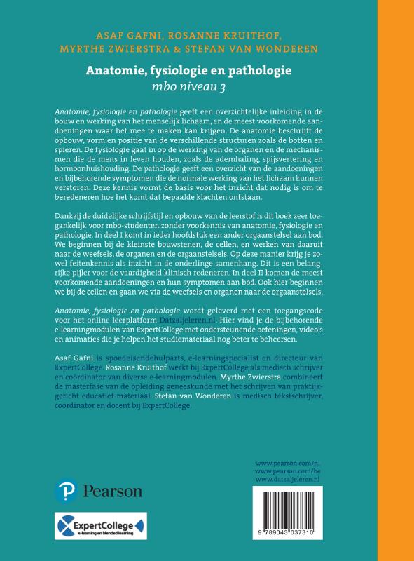 Anatomie, fysiologie en pathologie mbo niveau 3