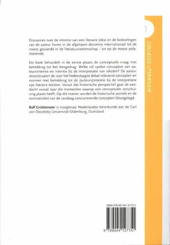 Auteursintentie een beknopte geschiedenis