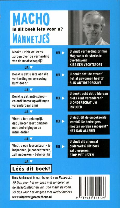 Machomannetjes 99 tips om de straatcultuur terug te dringen uit uw school