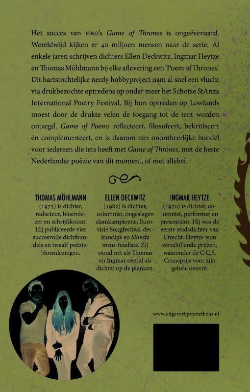 Game of Poems Gedichten van IJs en Vuur