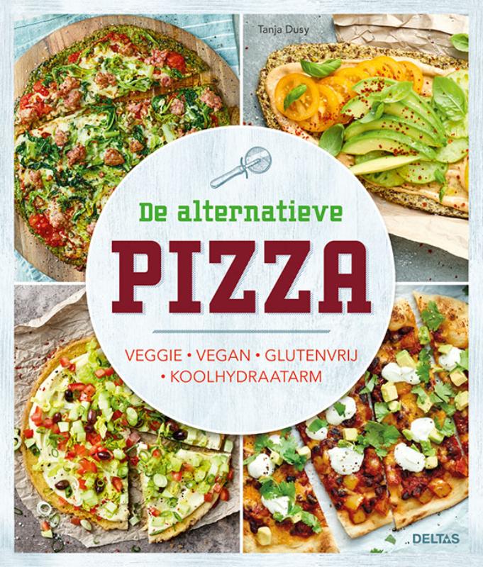 De alternatieve pizza veggie, vegan, glutenvrij, koolhydraatarm