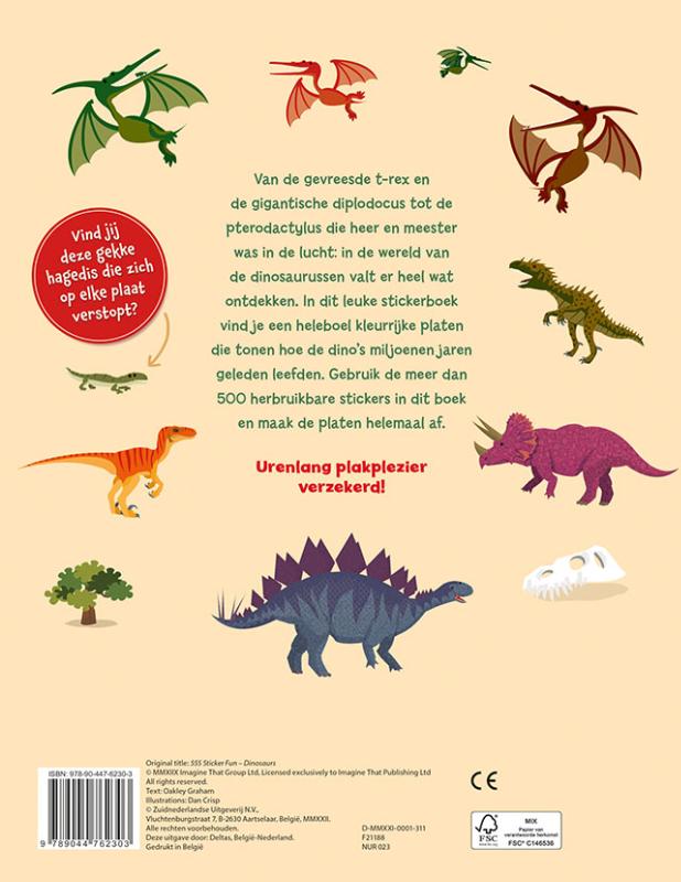 Super stickerpret - Dinosaurussen 