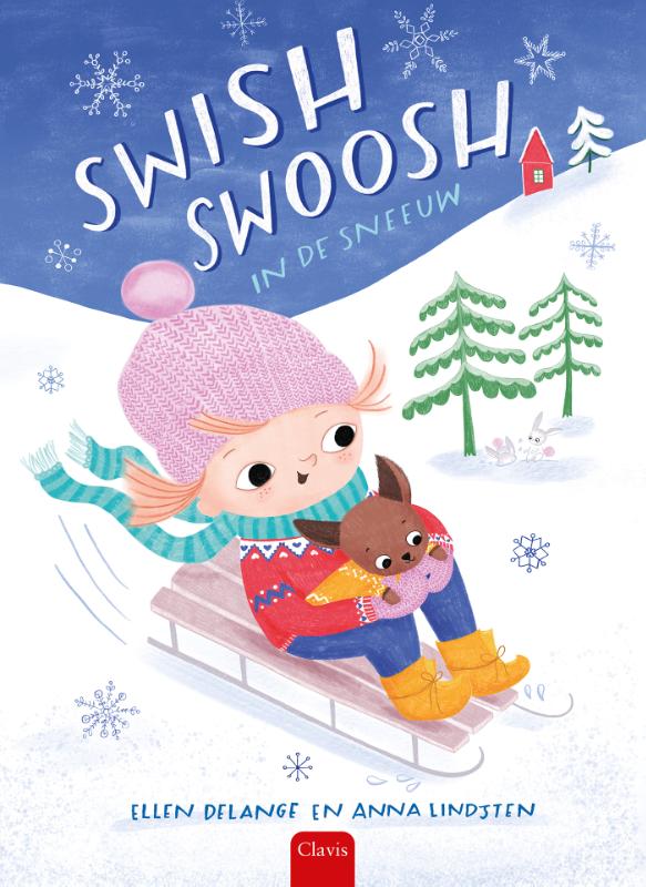 Swish swoosh in de sneeuw 