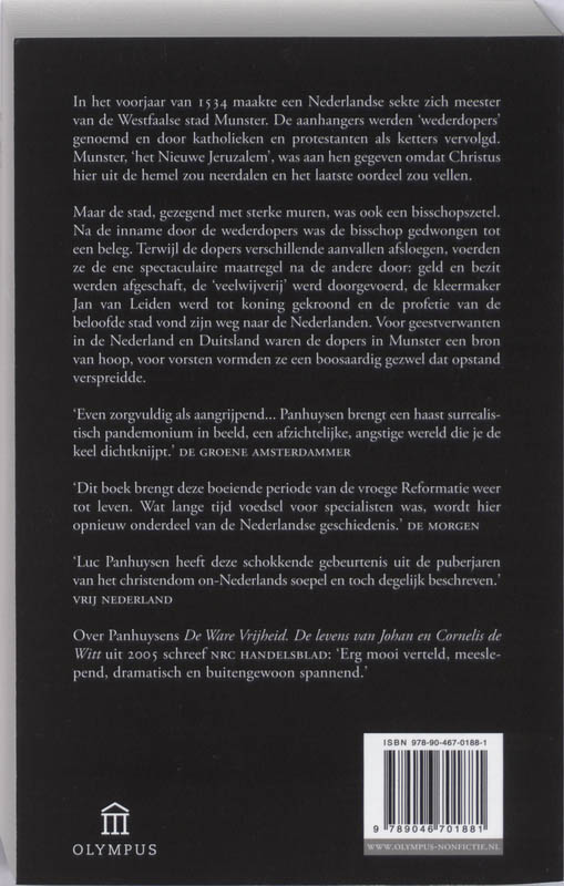 De beloofde stad opkomst en ondergang v/h koninkrijk der wederdopers