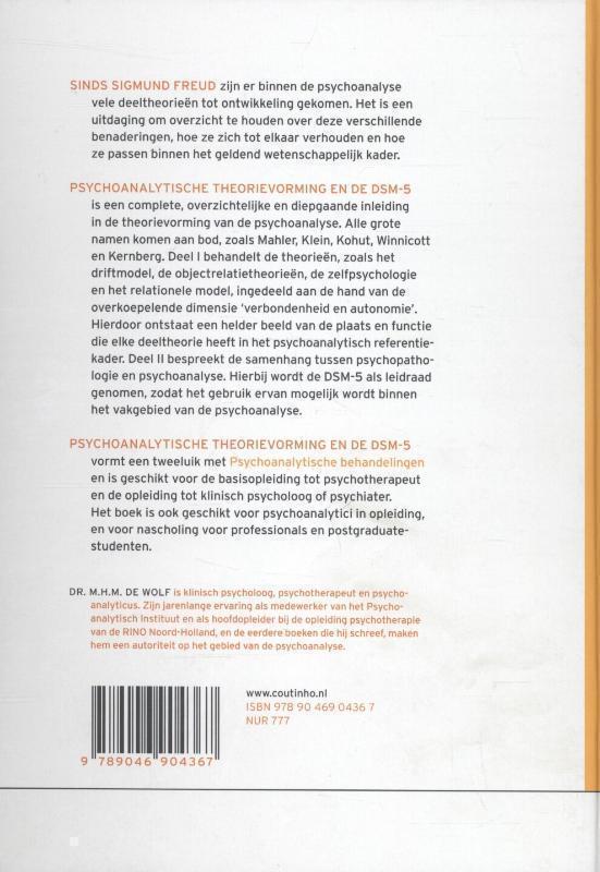 Psychoanalytische theorievorming en de DSM-5 ontwikkeling en psychopathologie