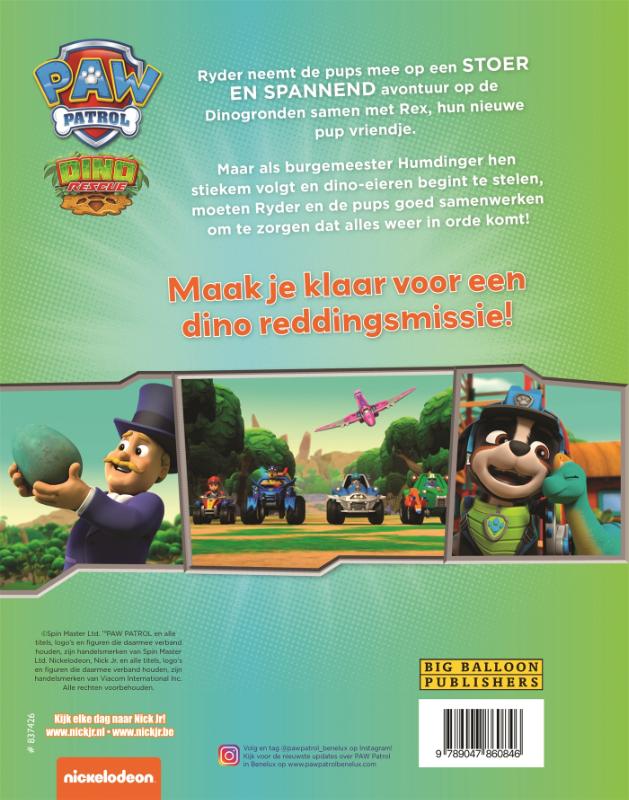 De pups en de verdwenen dino-eieren 