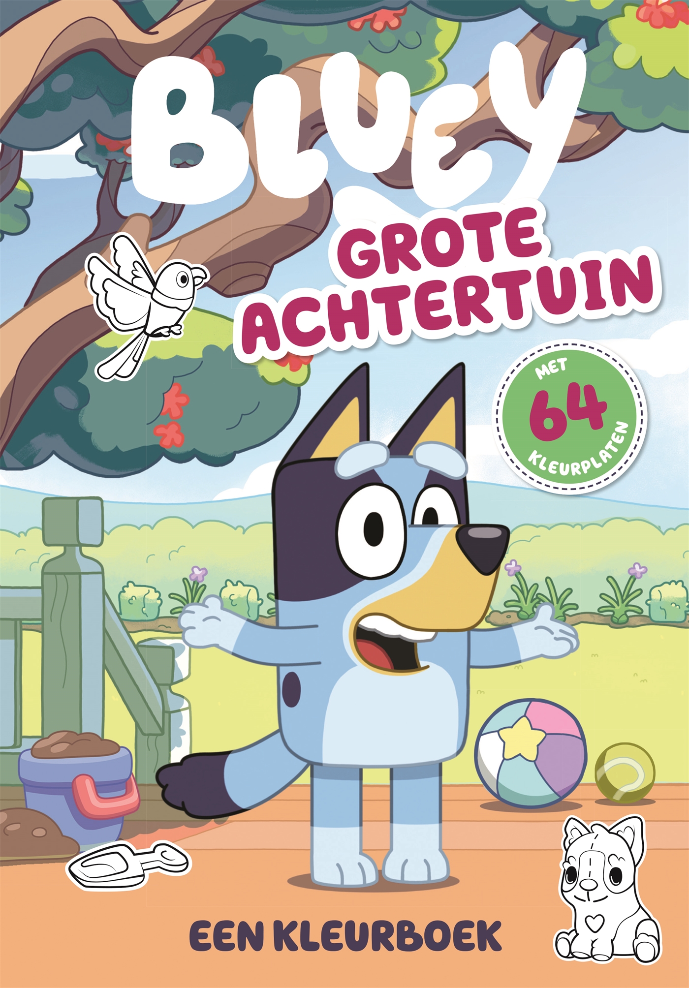 Grote achtertuin (kleurboek) 