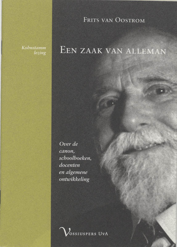 Een zaak van alleman over de canon, schoolboeken, docenten en algemene ontwikkeling