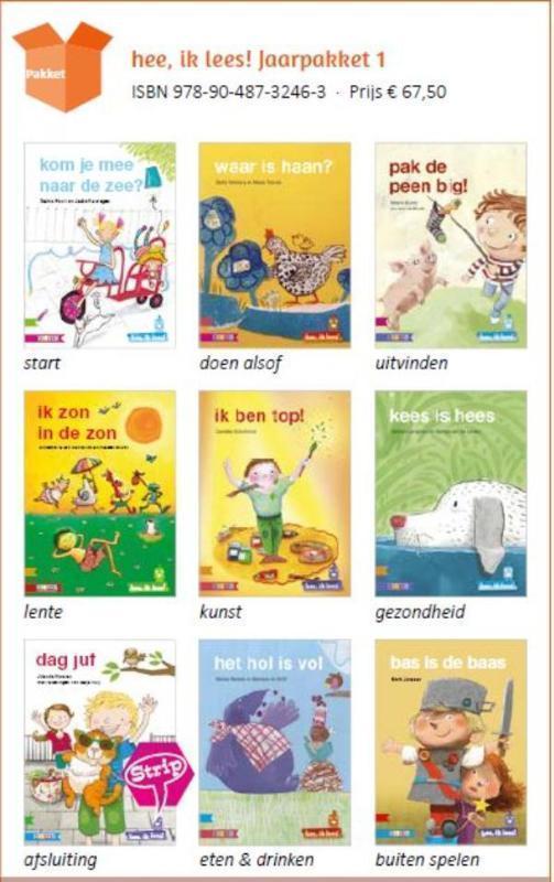 Hee, ik lees! jaarpakket 1 (9 titels) 