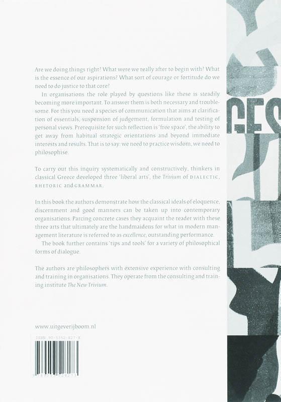 Vrije ruimte filosoferen in organisaties : klassieke scholing