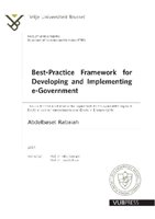 Best-Practice Framework for Developing and Implementing E-Government