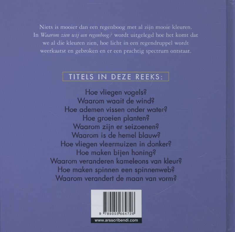 Waarom zien wij een regenboog? 