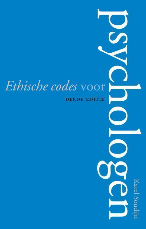 Ethische codes voor psychologen derde editie
