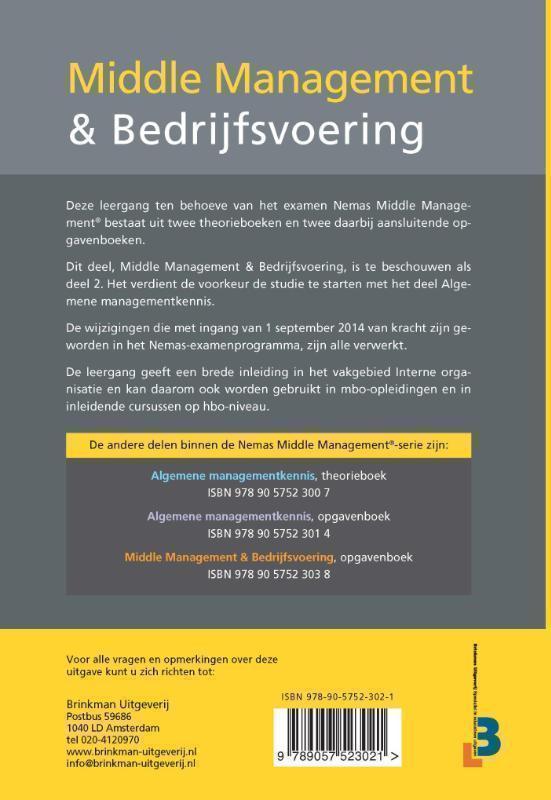 Middle management  & bedrijfsvoering 
