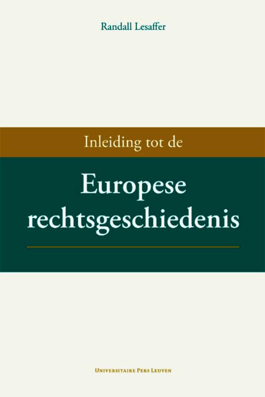 Inleiding tot de Europese rechtsgeschiedenis 