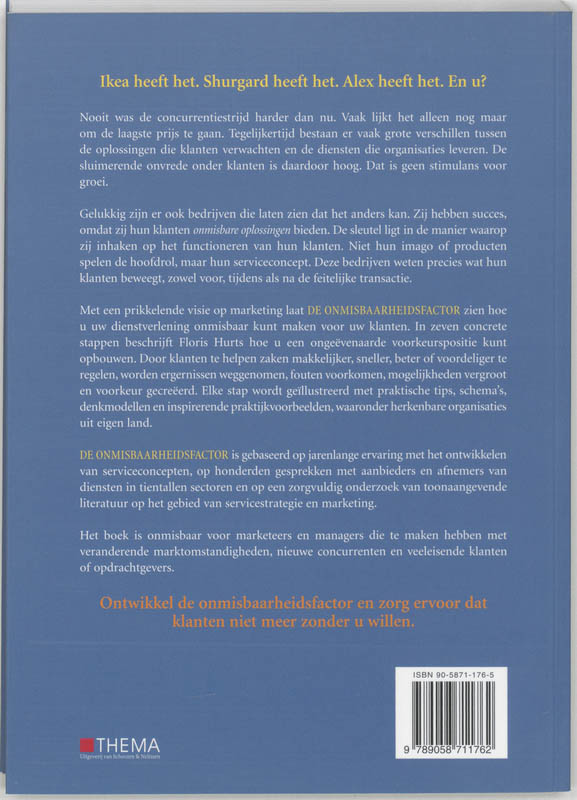 De onmisbaarheidsfactor zeven stappen om te zorgen dat klanten niet meer