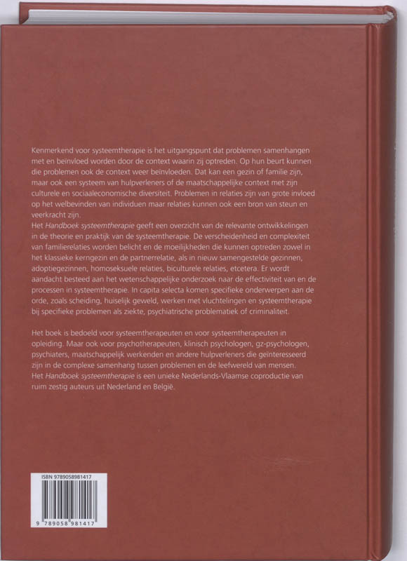 Handboek Systeemtherapie 