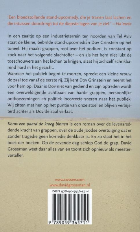 Komt een paard de kroeg binnen roman