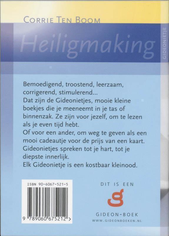 Heiligmaking ' karakter in u