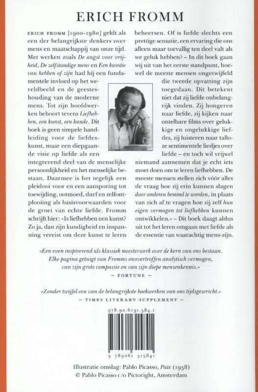 Liefhebben een kunst, een kunde