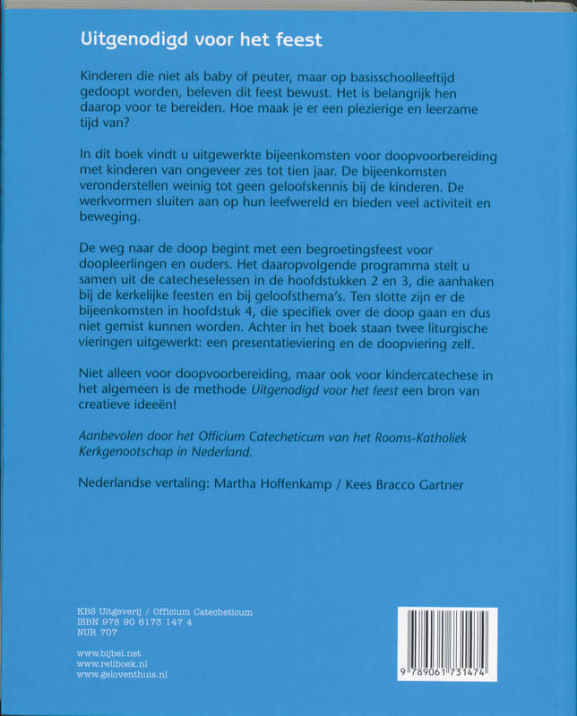 Uitgenodigd voor het feest kinderen voorbereiden op hun doop