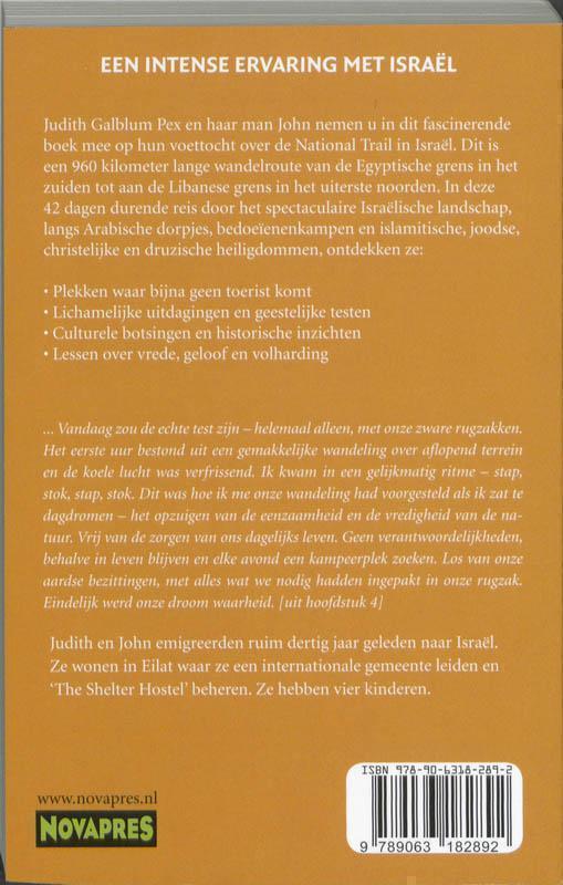 Doorwandel het land verslag van een voettocht door Israel