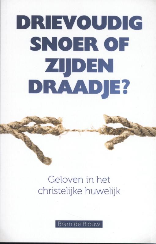 Drievoudig snoer of zijden draadje geloven in het christelijke huwelijk