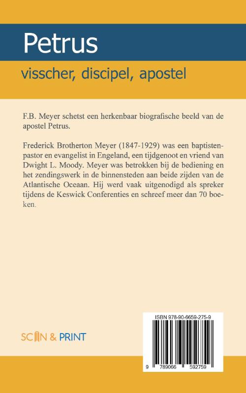 Petrus visscher, discipel, apostel