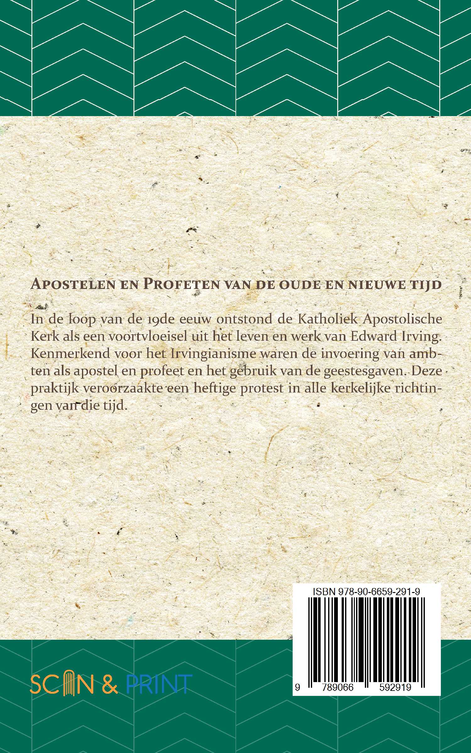 Apostelen en profeten van de oude en de nieuwe tijd Wederlegging van het Irvingianisme door Gods Woord
