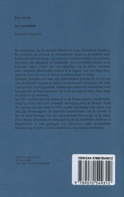 Sri Aurobindo een korte biografie