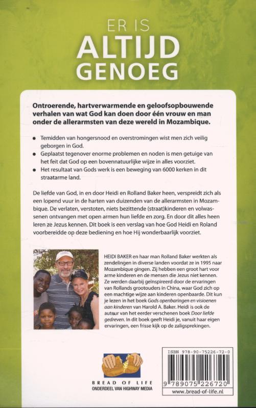 Er is altijd genoeg de wonderbare bediening van Rolland en Heidi Baker onder de armen