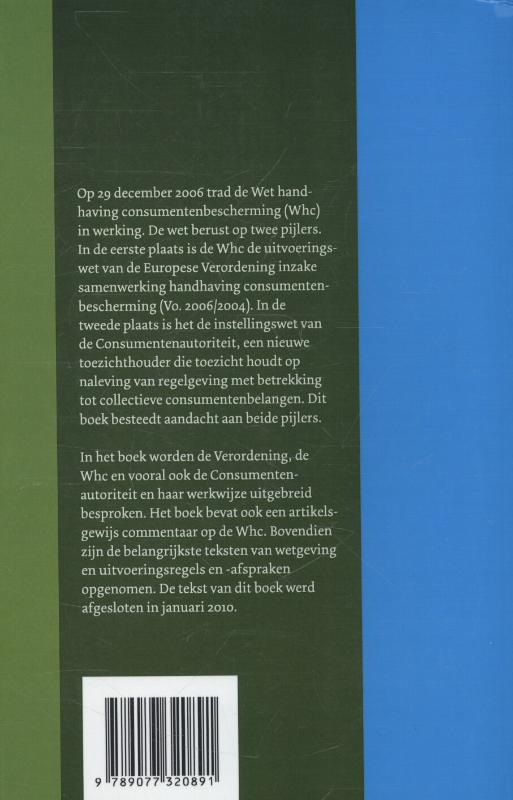 Handhaving consumentenbescherming een toelichting op de Wet Handhaving Consumentenbescherming