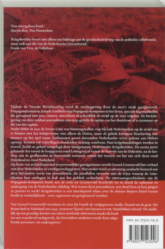 Kriegsberichter Nederlandse SS-oorlogsverslaggevers 1941-1945
