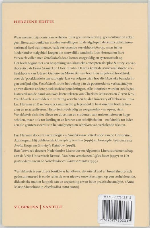 Vertelduivels 3e dr. handboek verhaalanalyse