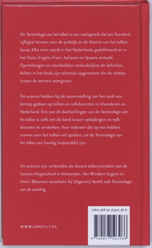 Terminologie van het tolken 