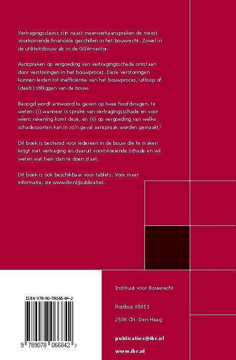 Praktijkboek vertragingsschade in de bouw 