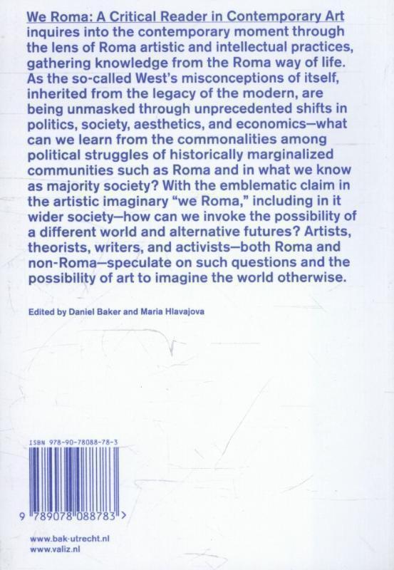We Roma a critical reader in contemporary art