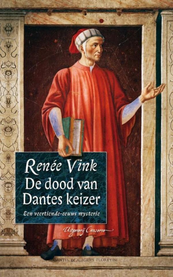 De dood van Dantes keizer een spannende historische thriller vol middeleeuwse controverses, religieuze en filosofische steekspelen, symboliek en een enkele verwijzing naar de actualiteit.