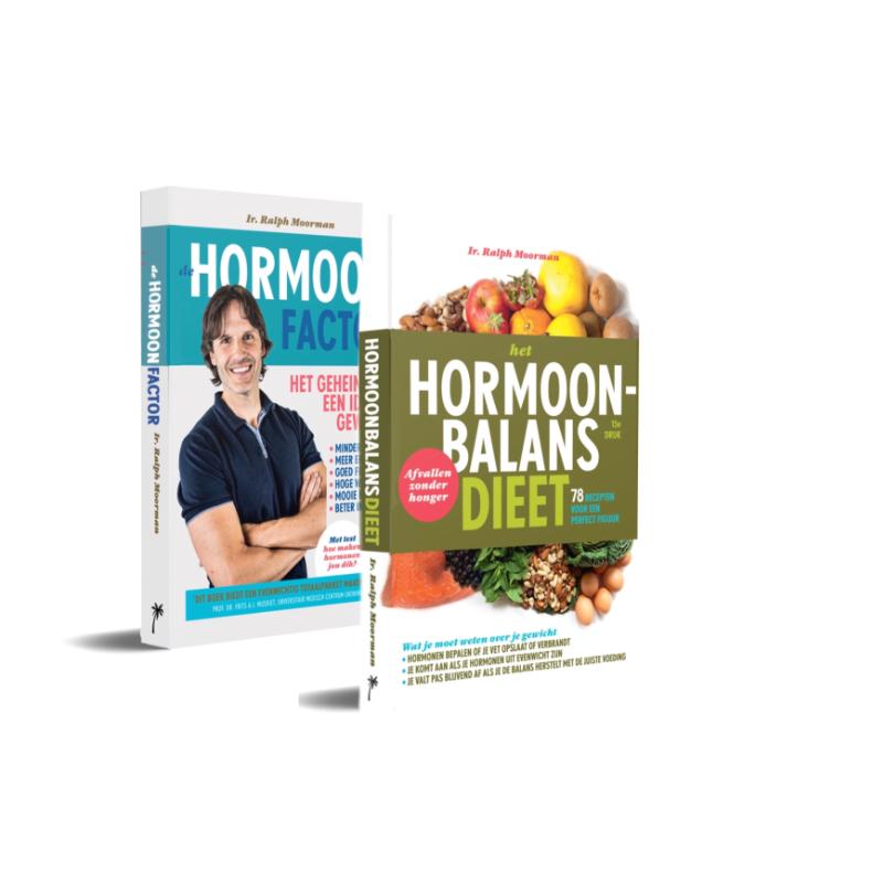 Pakket De hormoonfactor  & Het hormoonbalansdieet Het complete hormoonfactorprogramma van Ralph Moorman