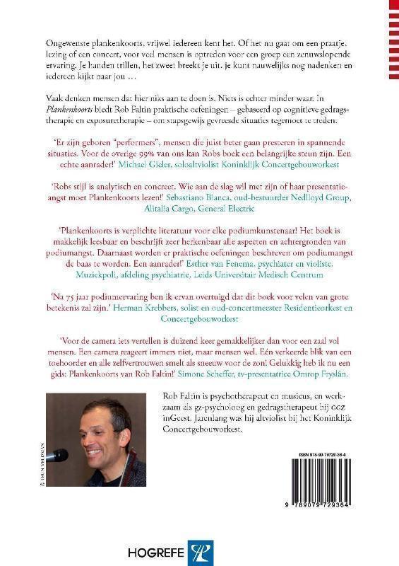 Plankenkoorts overwin je angst voor optredens, presentaties, lezingen en praatjes