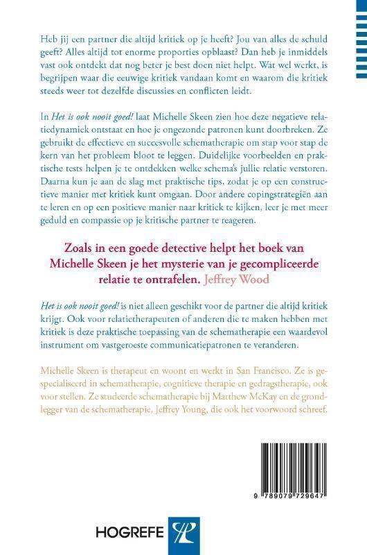 Het is ook nooit goed! leren omgaan met een kritische partner