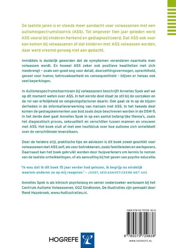 Autismespectrumstoornissen bij volwassenen een praktische gids voor volwassenen met ASS, naastbetrokkenen en hulpverleners