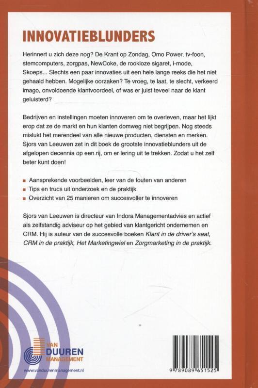 Innovatieblunders waarom zo veel innovaties mislukken en 25 manieren